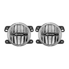Buy KC Hilites 4" Gravity® LED G4 SAE Fog Lights - Fog Beam - Pair - 10-24 Jeep JK/JL/JT by KC Hilites for only $379.99 at Racingpowersports.com, Main Website.