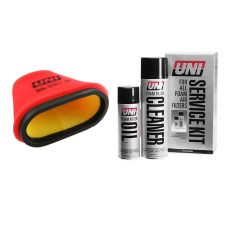 Buy Uni Dual Stage Air Filter + Cleaning Kit Yamaha Raptor 660 YFM660R by Uni Filter for only $46.24 at Racingpowersports.com, Main Website.