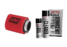 Buy Uni Filter Clamp On Dual Stage 15 Angle I.D. 1 3/4 O.D. 3 1/2 LG. 4 + Clean Kit by Uni Filter for only $40.60 at Racingpowersports.com, Main Website.