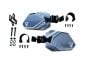Buy Chupacabra Cuero Pro Silver Pair 1.875" Clamp + Baja Squadron 2.0 Sport wide Clear by Chupacabra Offroad for only $494.94 at Racingpowersports.com, Main Website.