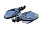 Buy Chupacabra Cuero Pro Black Mirror Pair + 1.75" Clamp by Chupacabra Offroad for only $209.99 at Racingpowersports.com, Main Website.