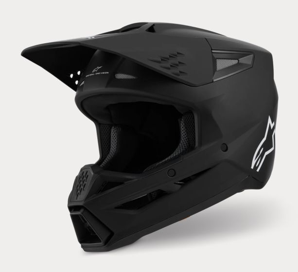 Buy Alpinestars SM3 Solid Helmet ECE06/DOT Black Matte Size M by Alpinestars for only $229.95 at Racingpowersports.com, Main Website.