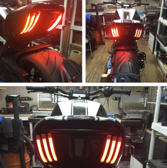Buy New Rage Cycles Rear Signals Compatible with Ducati Diavel 2010-2019 by New Rage Cycles for only $349.95 at Racingpowersports.com, Main Website.