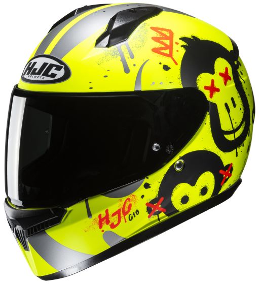 Buy HJC Helmet C10 GETI FULL-FACE HELMET MC-3HSF 3X-SMALL STREET BIKES by HJC Helmets for only $129.99 at Racingpowersports.com, Main Website.
