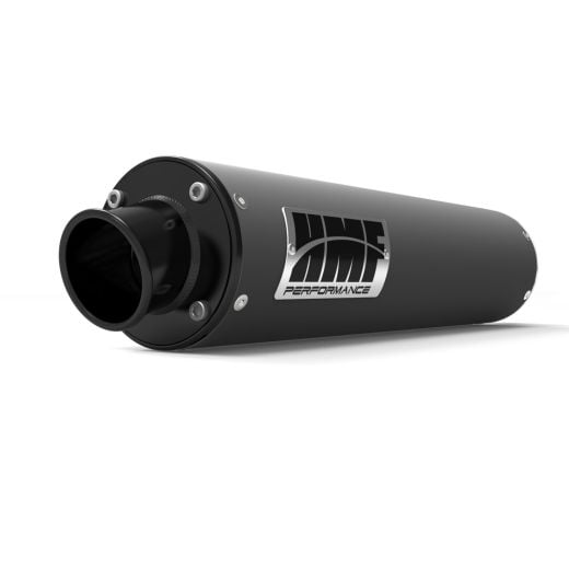 Buy HMF Slip On Exhaust for Arctic Cat 400-1000 06-14 Gun Metal w/Black Turn Down by HMF Exhaust for only $429.95 at Racingpowersports.com, Main Website.