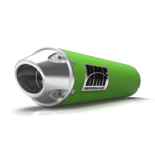 Buy HMF Slip On Exhaust for Arctic Cat Wildcat Sport 16-17 Green w/Black Euro by HMF Exhaust for only $469.95 at Racingpowersports.com, Main Website.