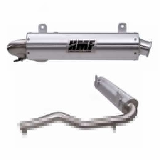 Buy HMF Slip On Exhaust for Can-Am Outlander L 15-22 Brushed w/Turn Down by HMF Exhaust for only $399.95 at Racingpowersports.com, Main Website.