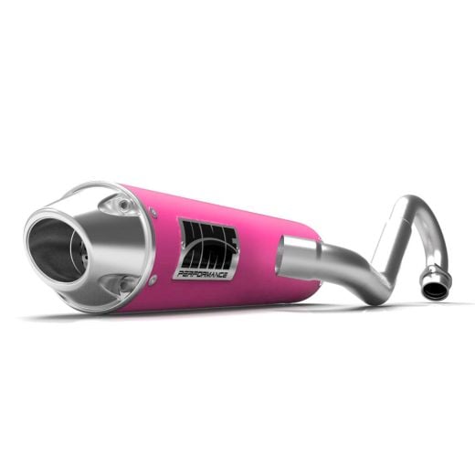 Buy HMF Full Exhaust for Honda TRX 90 06-24 Pink w/Mini by HMF Exhaust for only $319.95 at Racingpowersports.com, Main Website.