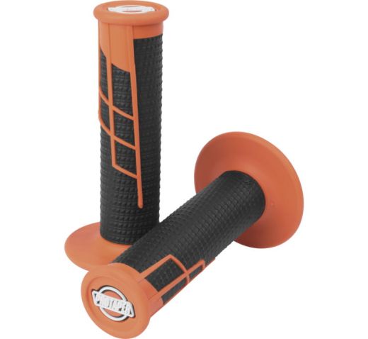 Buy ProTaper Clamp-On Half-Waffle Grips Orange/Black by Pro Taper for only $26.45 at Racingpowersports.com, Main Website.