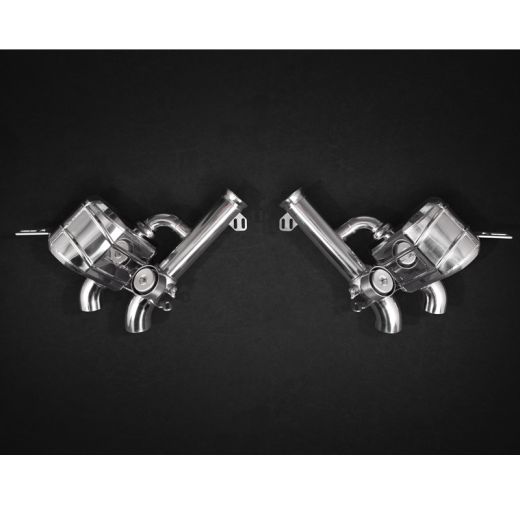 Buy Capristo Ferrari GTC4 Lusso T (V8) Valved Sport Mufflers (No Remote) by Capristo Exhaust for only $7,100.00 at Racingpowersports.com, Main Website.
