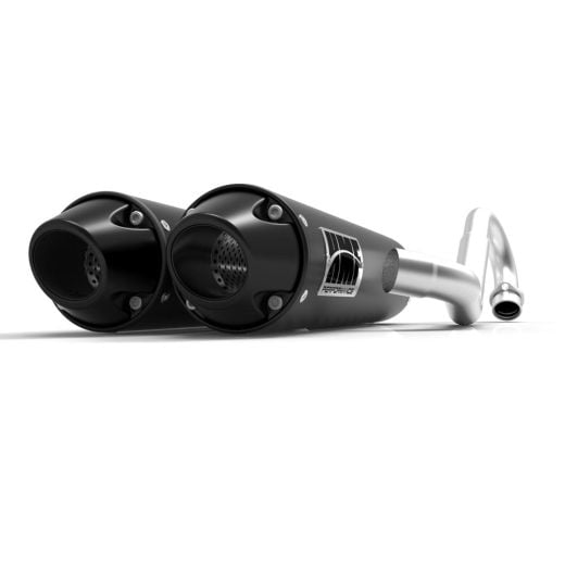 Buy HMF Dual Full Exhaust for Polaris Scrambler/Sportsman XP S 20-24 Black Euro by HMF Exhaust for only $959.95 at Racingpowersports.com, Main Website.