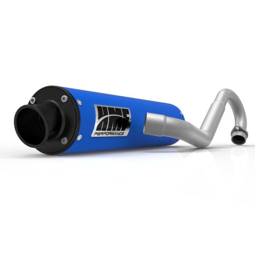 Buy HMF Full Exhaust for Yamaha YFZ 450 04-13 Candy Blue w/Black Turn Down by HMF Exhaust for only $629.95 at Racingpowersports.com, Main Website.