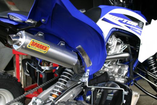 Buy Sparks Racing X-6 Stainless Steel Race Core Full Exhaust Yamaha Raptor 700 2015+ by Sparks Racing for only $649.95 at Racingpowersports.com, Main Website.