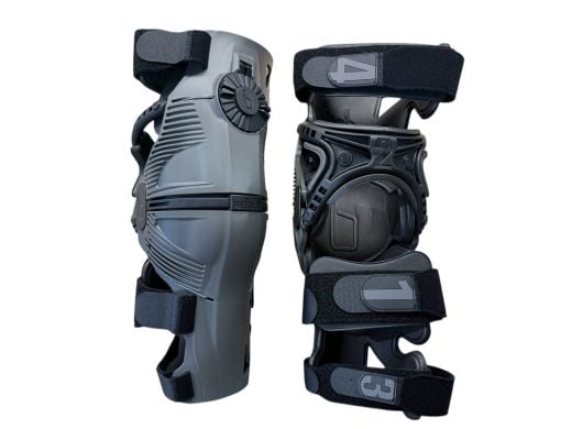 Buy Mobius X8 Pair Knee Braces Large Storm Grey Dirt Bike MX ATV - OPEN BOX ITEM - by Mobius for only $449.99 at Racingpowersports.com, Main Website.