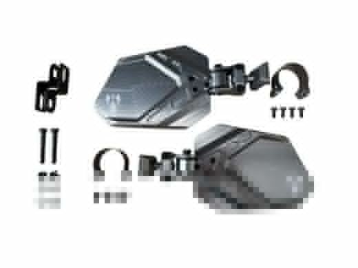 Buy Chupacabra Cuero Pro Titanium Mirror Pair + 1.5" Clamp by Chupacabra Offroad for only $209.99 at Racingpowersports.com, Main Website.