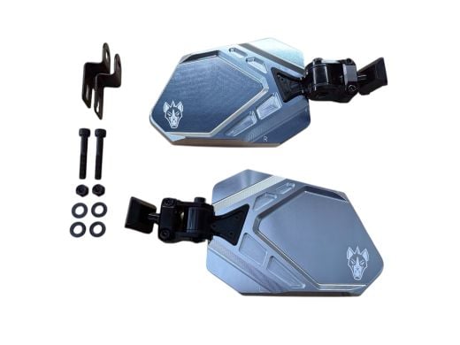 Buy Chupacabra Cuero Pro Silver Pair No Clamp by Chupacabra Offroad for only $194.99 at Racingpowersports.com, Main Website.