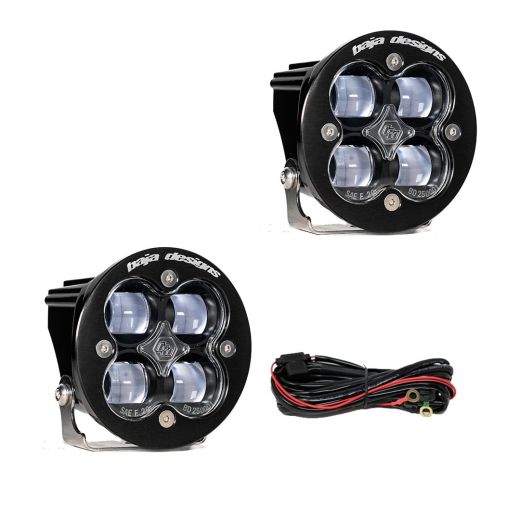 Buy Baja Designs Squadron-R SAE LED Auxiliary Light Pod Pair Clear 247802 by Baja Designs for only $355.95 at Racingpowersports.com, Main Website.