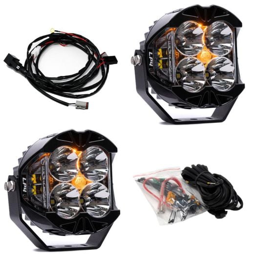Buy Baja Designs LP4 Pro LED Spot Clear Lens Pair by Baja Designs for only $889.95 at Racingpowersports.com, Main Website.