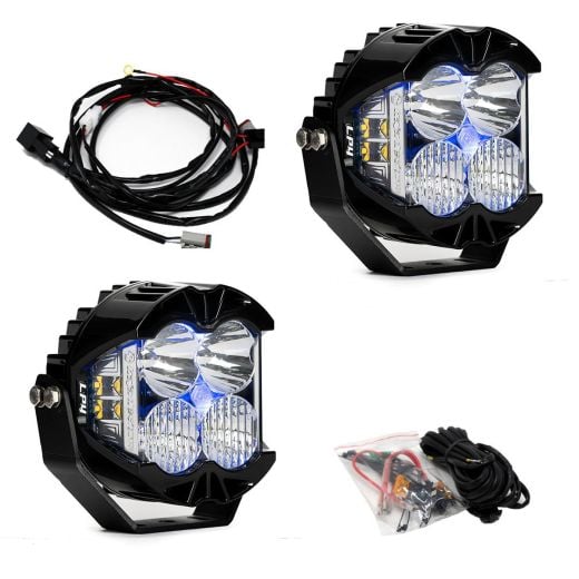Buy Baja Designs LP4 Pro LED Pair Driving/Combo Blue Backlight by Baja Designs for only $889.95 at Racingpowersports.com, Main Website.