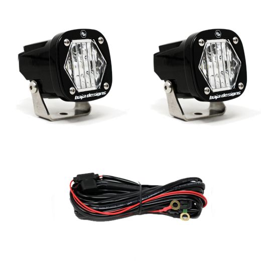 Buy Baja Designs S1 Pair Wide Cornering LED Lights by Baja Designs for only $232.95 at Racingpowersports.com, Main Website.