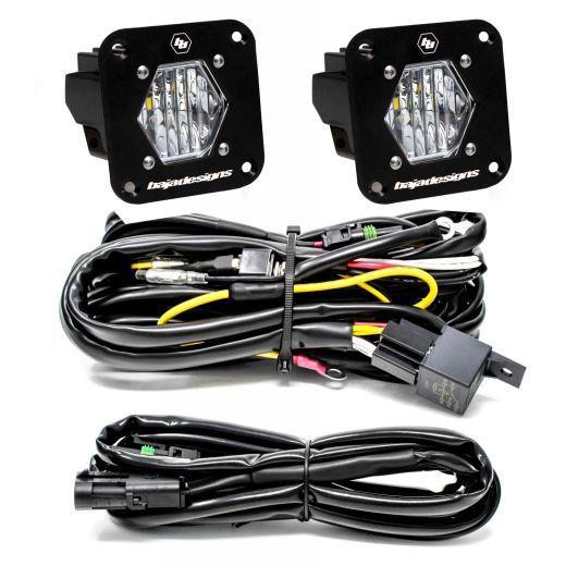 Buy Baja Designs LED Light Pods S1 Pair Wide Cornering LED Flush Mount Backup Kit by Baja Designs for only $360.95 at Racingpowersports.com, Main Website.