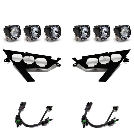 Buy Baja Designs LED S1 Spot & W/C Headlight Kit Polaris RZR Pro XP by Baja Designs for only $1,027.95 at Racingpowersports.com, Main Website.