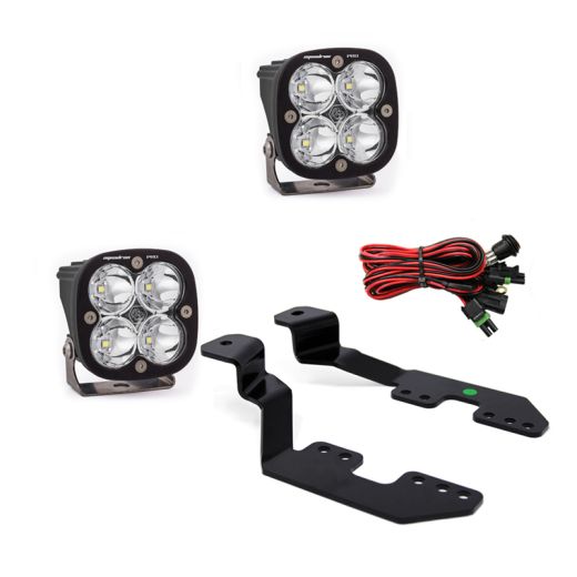 Buy Baja Designs Chevy - GMC Squadron Pro LED Spot Light Pair & A-Pillar Mount Kit by Baja Designs for only $557.95 at Racingpowersports.com, Main Website.