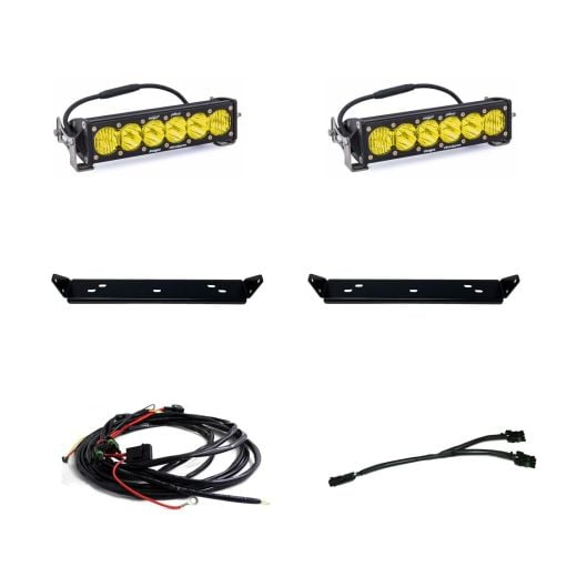 Buy Baja Designs 10in Onx6 D C Baja Amber Behind Grill Kit fits 21-On Ford Raptor by Baja Designs for only $1,212.95 at Racingpowersports.com, Main Website.