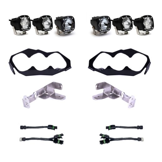 Buy Baja Designs Can-Am, Maverick R, Triple S1 "Unlimited" Headlight Kit by Baja Designs for only $1,189.95 at Racingpowersports.com, Main Website.