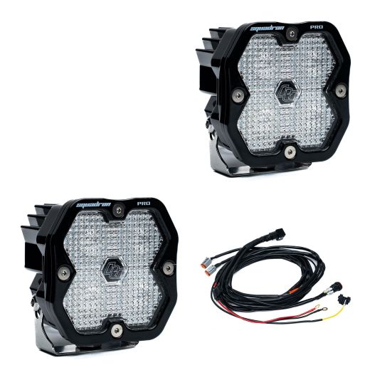 Buy Baja Designs LED Lt Pod Clear Work Scene Pro Squadron 2.0 Pair Black 49-7806-2 by Baja Designs for only $487.95 at Racingpowersports.com, Main Website.