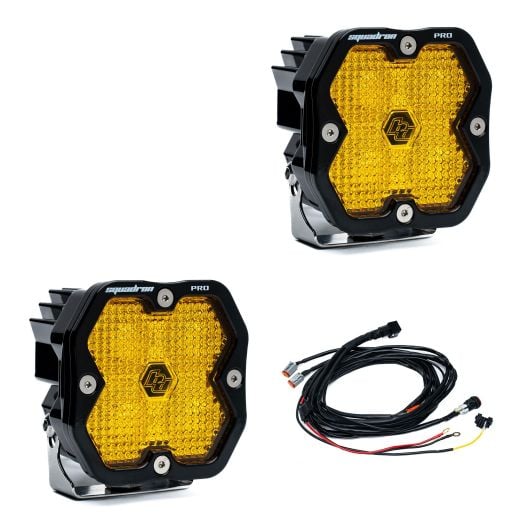 Buy Baja Designs Baja Amber Work Scene Pro Squadron 2.0 Pair Black 49-7816-2 by Baja Designs for only $497.95 at Racingpowersports.com, Main Website.