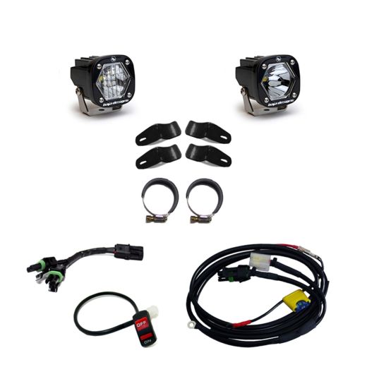 Buy Baja Designs S1 Universal Moto Kit Driving Combo Baja Desgins by Baja Designs for only $366.95 at Racingpowersports.com, Main Website.