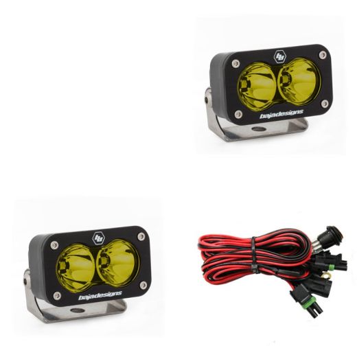 Buy Baja Designs S2 Sport Universal Pair Spot LED Lights Amber by Baja Designs for only $243.95 at Racingpowersports.com, Main Website.