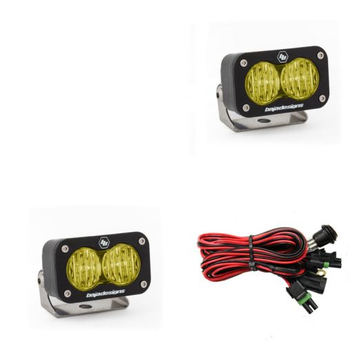 Buy Baja Designs S2 Sport Universal Pair Wide Cornering LED Lights Amber by Baja Designs for only $243.95 at Racingpowersports.com, Main Website.