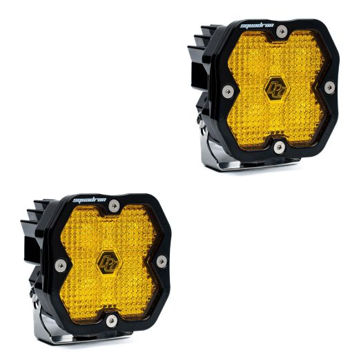 Buy Baja Designs Lt Baja Amber Work Scene Sport Squadron Pair Black 55-7816-2 by Baja Designs for only $309.95 at Racingpowersports.com, Main Website.