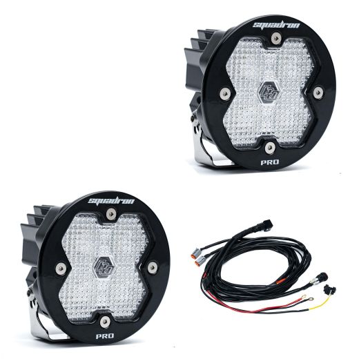 Buy Baja Designs Clear Work Scene Pro Squadron-R 2.0 Pair Black 59-7806-2 by Baja Designs for only $487.95 at Racingpowersports.com, Main Website.