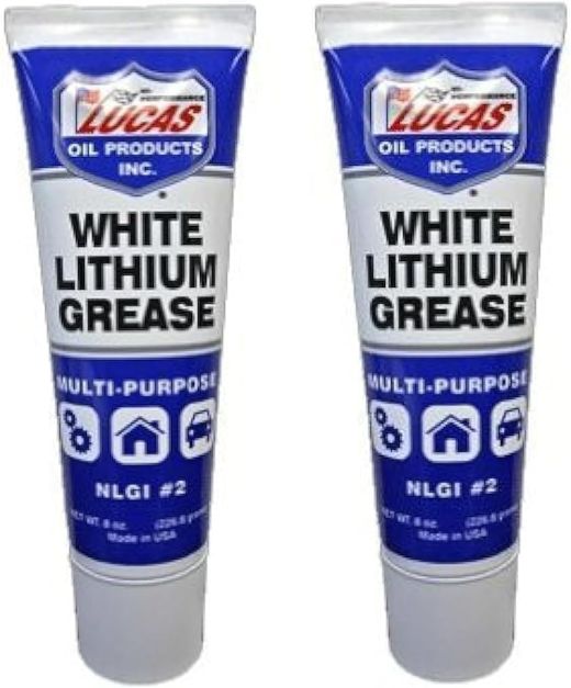 Buy Lucas Oil White Lithium Grease 1 x 8 ounce 2 Pack by Lucas Oil for only $15.99 at Racingpowersports.com, Main Website.