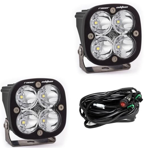Buy Baja Designs LED Light Pods Clear Lens Spot Pair Squadron Racer Edition by Baja Designs for only $537.95 at Racingpowersports.com, Main Website.