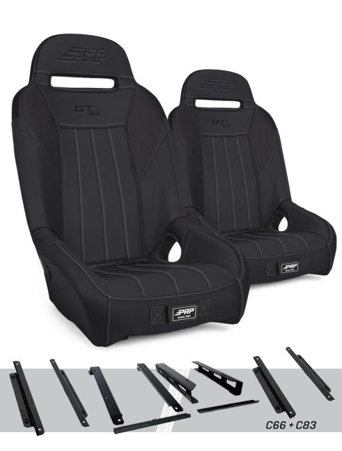 Buy PRP Seats GT/S.E. Suspension Seats Kit for Can-Am - Black - A5701-PORXP-C91-201 by PRP Seats for only $1,394.97 at Racingpowersports.com, Main Website.