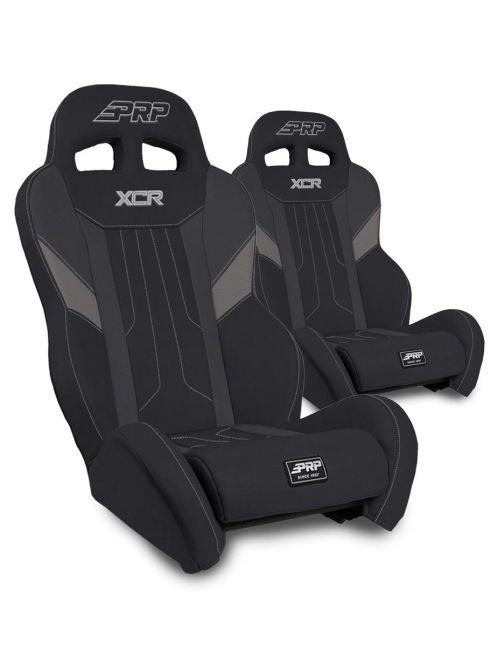 Buy PRP Seats XCR Suspension Seats Kit for Can-Am - Black/Grey - A8001-PORXP-C91-203 by PRP Seats for only $1,694.97 at Racingpowersports.com, Main Website.