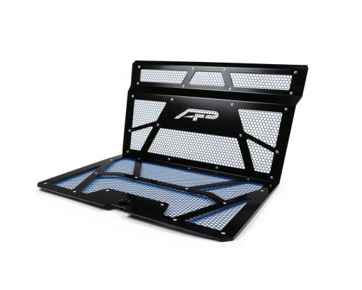 Buy Agency Power Vented Engine Cover G Blk / Blue Polaris RZR XP 1000 / XP Turbo by Agency Power for only $239.95 at Racingpowersports.com, Main Website.