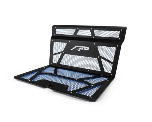 Buy Agency Power Vented Engine Cover M Blk / Blue Polaris RZR XP 1000 / XP Turbo by Agency Power for only $239.95 at Racingpowersports.com, Main Website.