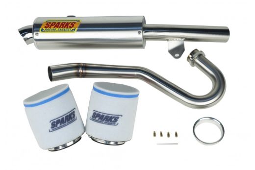 Buy Sparks Racing Stage 1 Power Kit Ss Big Core Exhaust Honda Trx450r 2004-2005 by Sparks Racing for only $728.95 at Racingpowersports.com, Main Website.