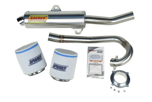 Buy Sparks Racing Stage 1 Power Kit Ss Big Core Exhaust Kawasaki Kfx400 03-04 by Sparks Racing for only $749.85 at Racingpowersports.com, Main Website.