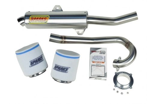 Buy Sparks Racing Stage 1 Power Kit Ss Big Core Exhaust Kawasaki Kfx400 03-04 by Sparks Racing for only $779.85 at Racingpowersports.com, Main Website.