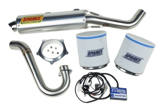 Buy Sparks Racing Stage 1 Power Kit Ss Race Core Exhaust Yamaha Yfz450x by Sparks Racing for only $1,119.85 at Racingpowersports.com, Main Website.