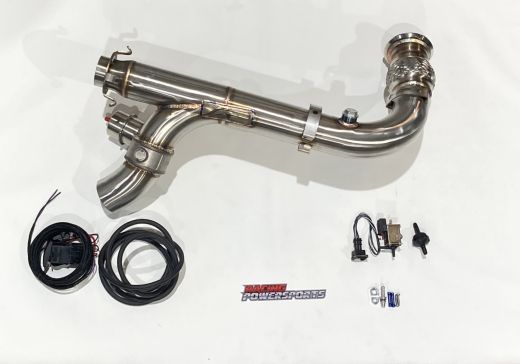 Buy Agency Power Valvetronic Dump Race Pipe Can-Am Maverick X3 Turbo 2017-2022 by Agency Power for only $650.00 at Racingpowersports.com, Main Website.