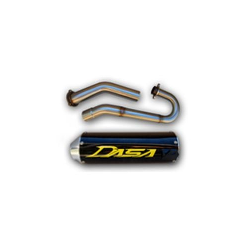 Buy Dasa Exhaust Full System Clasic Ed. Suzuki LTR450 Black/Brush/Yellow by Dasa Racing for only $679.95 at Racingpowersports.com, Main Website.
