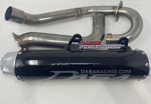 Buy Dasa Exhaust Full System Clasic Ed. Yamaha Raptor 700 2015+ Black/Brush/Grey by Dasa Racing for only $699.95 at Racingpowersports.com, Main Website.
