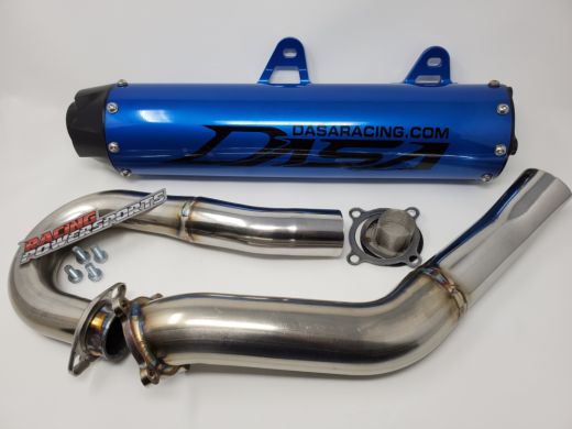Buy Dasa Exhaust Complete System Classic Edition Blue Yamaha Yfz450r by Dasa Racing for only $1,514.10 at Racingpowersports.com, Main Website.